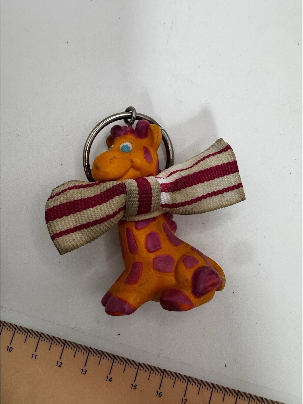 Vintage 1993 Avon Key To Cuteness Keychain Circus Giraffe *No Box